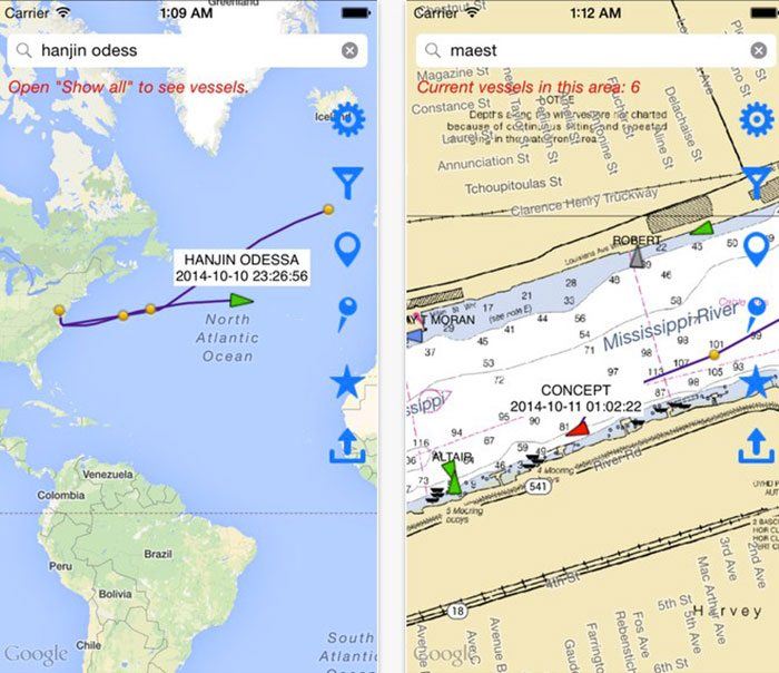 Find Ship Lite, een handige app voor zowel Android als iOS.