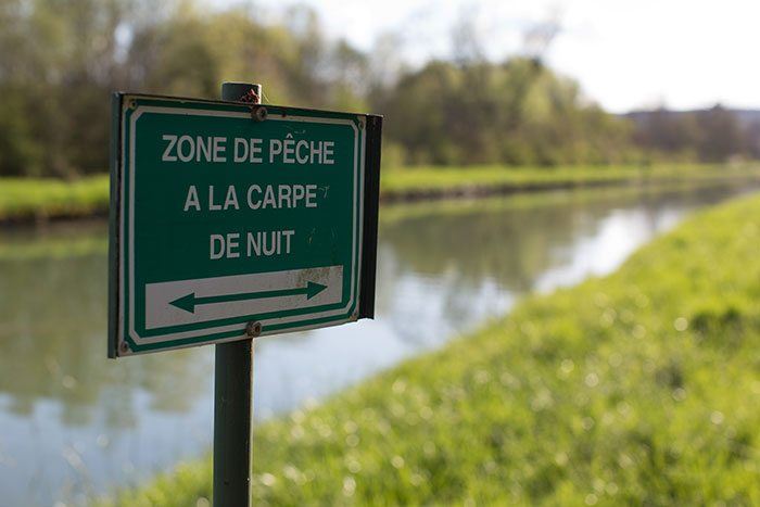 Op veel stukken zijn de nachtviszones duidelijk aangegeven.